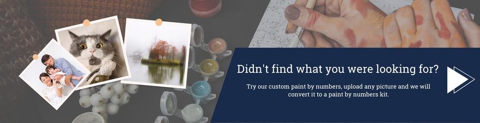 Eazy Arts banner for custom paint by numbers