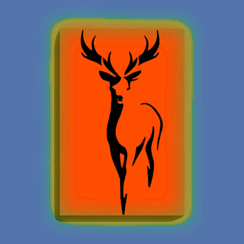 Standing Deer Canvas DIY Painting – Glow in the Dark Kit for Adults & Kids | Eazy Arts DIY Art Set with Brushes - GID-ANM-005