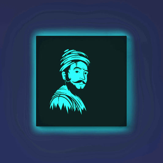 Chhatrapati Shivaji Maharaj Rear-View Glow in the Dark Painting Kit – DIY Royal Maratha Wall Art | Eazy Arts - Image 2 - GID-LGD-011