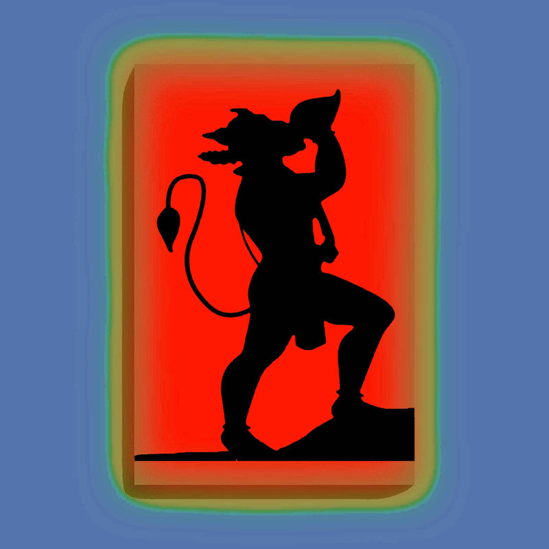 Lord Hanuman Blowing Shankh Painting Kit – Glow in the Dark Divine Warrior Art | Eazy Arts