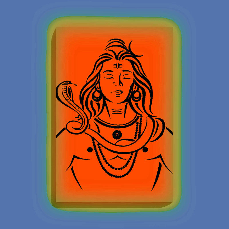 Meditating Shiva Glow In The Dark Kit – Serene Lord Shiva with Snake | Eazy Arts