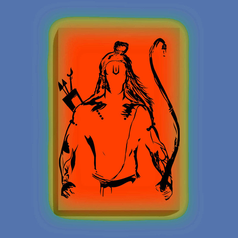 Lord Ram with Bow Glow In The Dark Kit – Powerful Warrior Pose | Eazy Arts