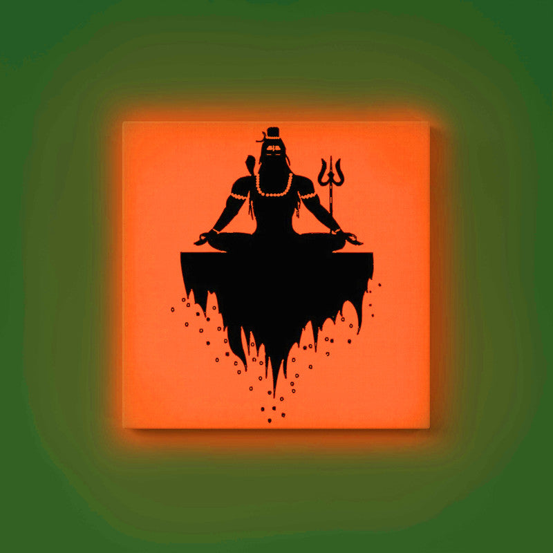 Meditating Lord Shiva Glow in the Dark Painting Kit – DIY Bholenath Floating Art | Eazy Arts