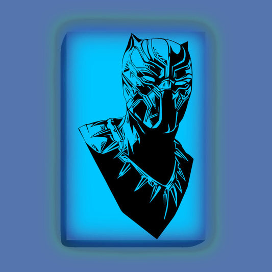 Black Panther Face Glow in the Dark Painting Kit – Marvel Superhero DIY Wall Art - Image 2 - GID-SPR-005