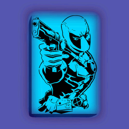 Deadpool Shooting Glow in the Dark Painting Kit – DIY Wall Art for Anti-Hero Fans - Image 2 - GID-SPR-007