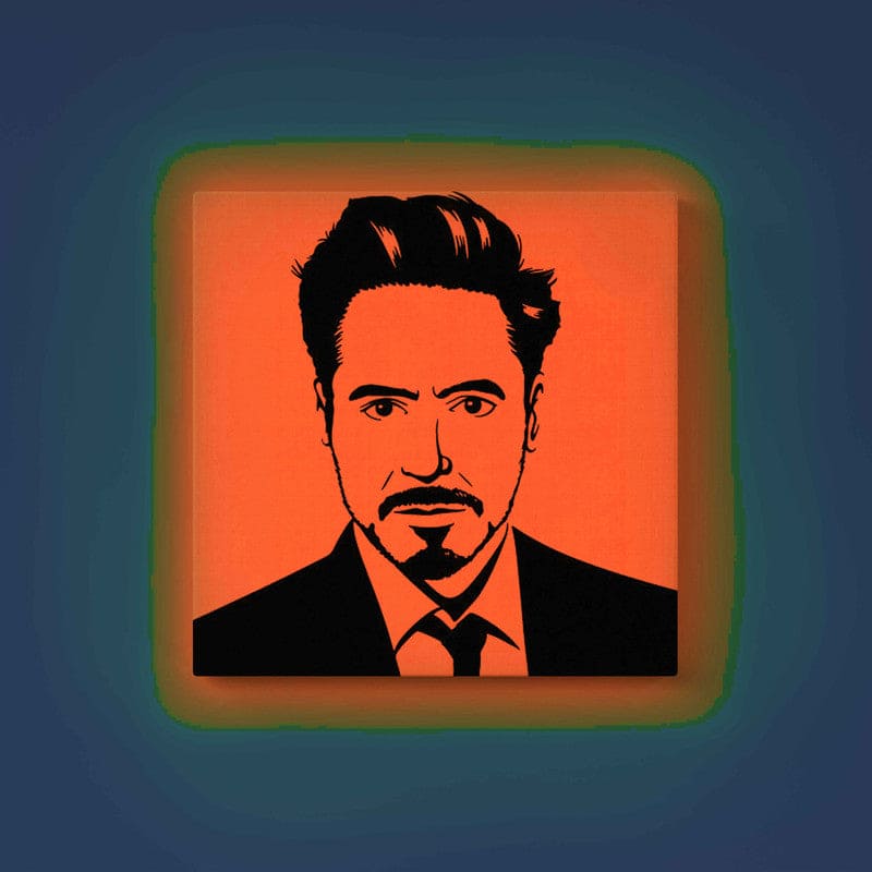 Robert Ironman Glow in the Dark Painting Kit – Iconic Tony Stark Portrait DIY Canvas - Image 10 - GID-SPR-024