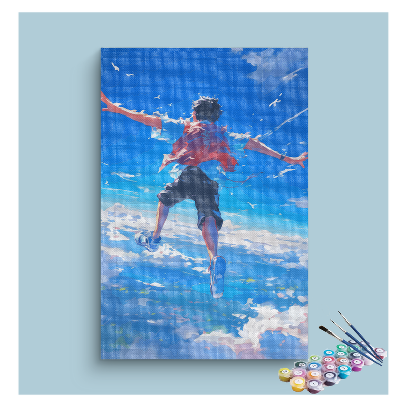 DIY Painting Kit -Skyward Leap: Paint by Numbers Kit