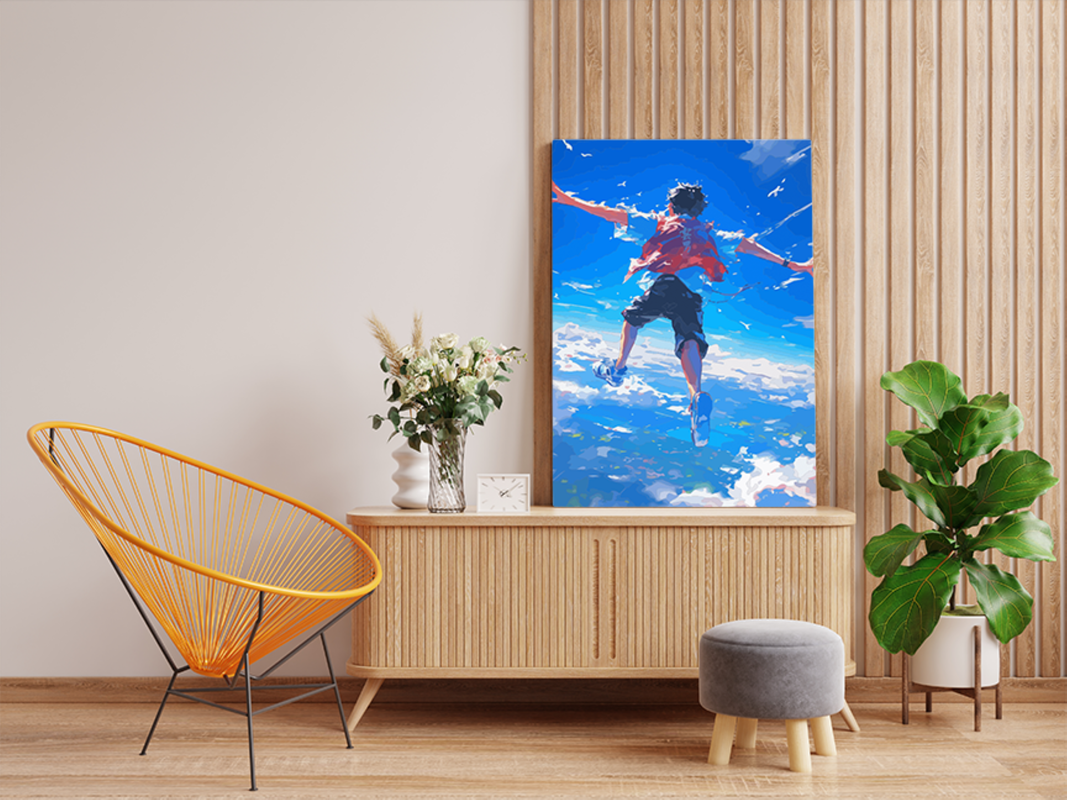 DIY PBN Kit - Skyward Leap: Paint by Numbers Kit
