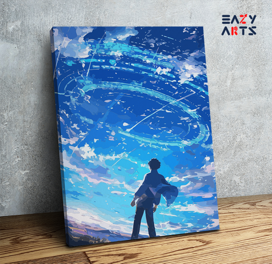 DIY Paint by numbers kit - Stargazing Dreamscape Paint by Numbers Kit