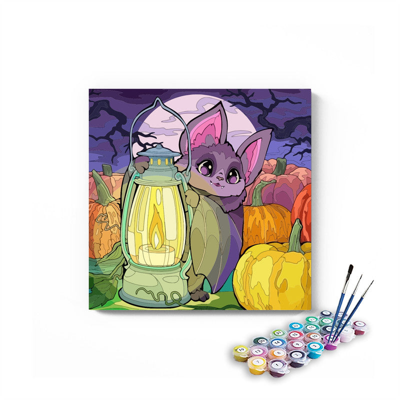 Halloween Bat Paint By Numbers kit for kids