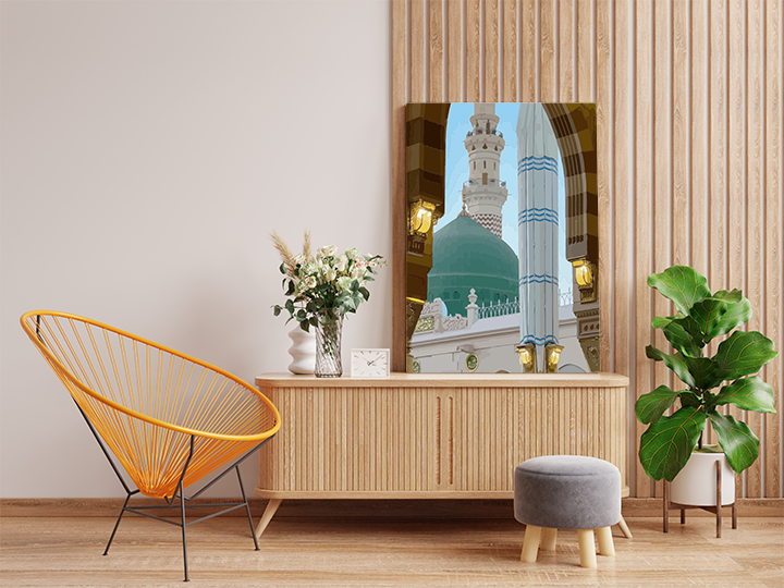 DIY PBN Kit - Al-Masjid an-Nabawi in Medina Paint by Numbers Kit