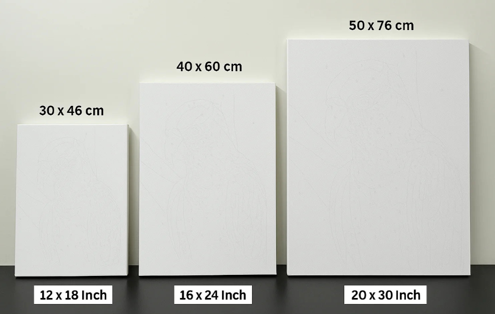 Eazy Arts Size Chart