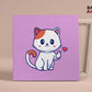 Cute Cat PBN kit for kids
