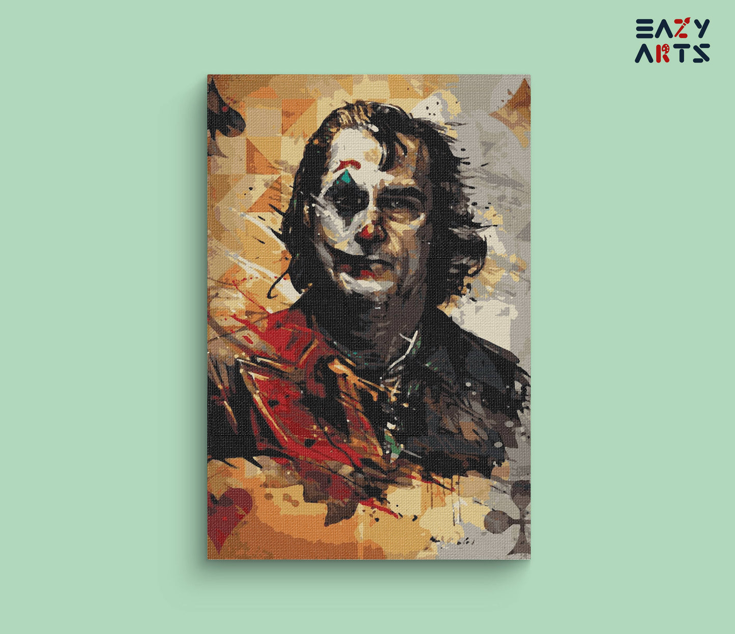 Joker Abstract paint by numbers