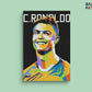 Cristiano Ronaldo Abstract paint by numbers