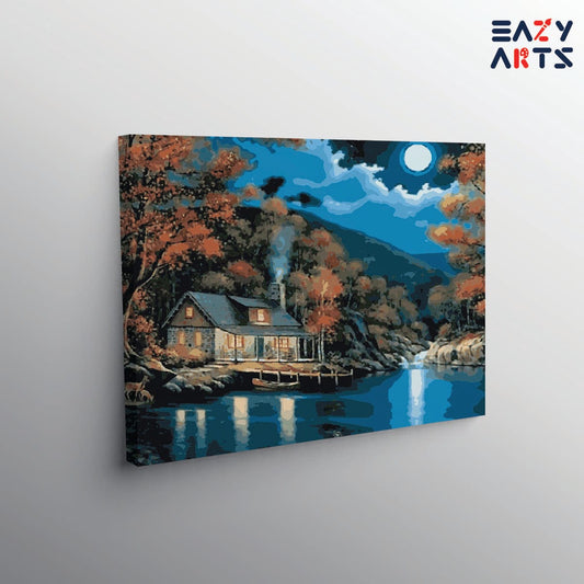 River Side Home paint by numbers