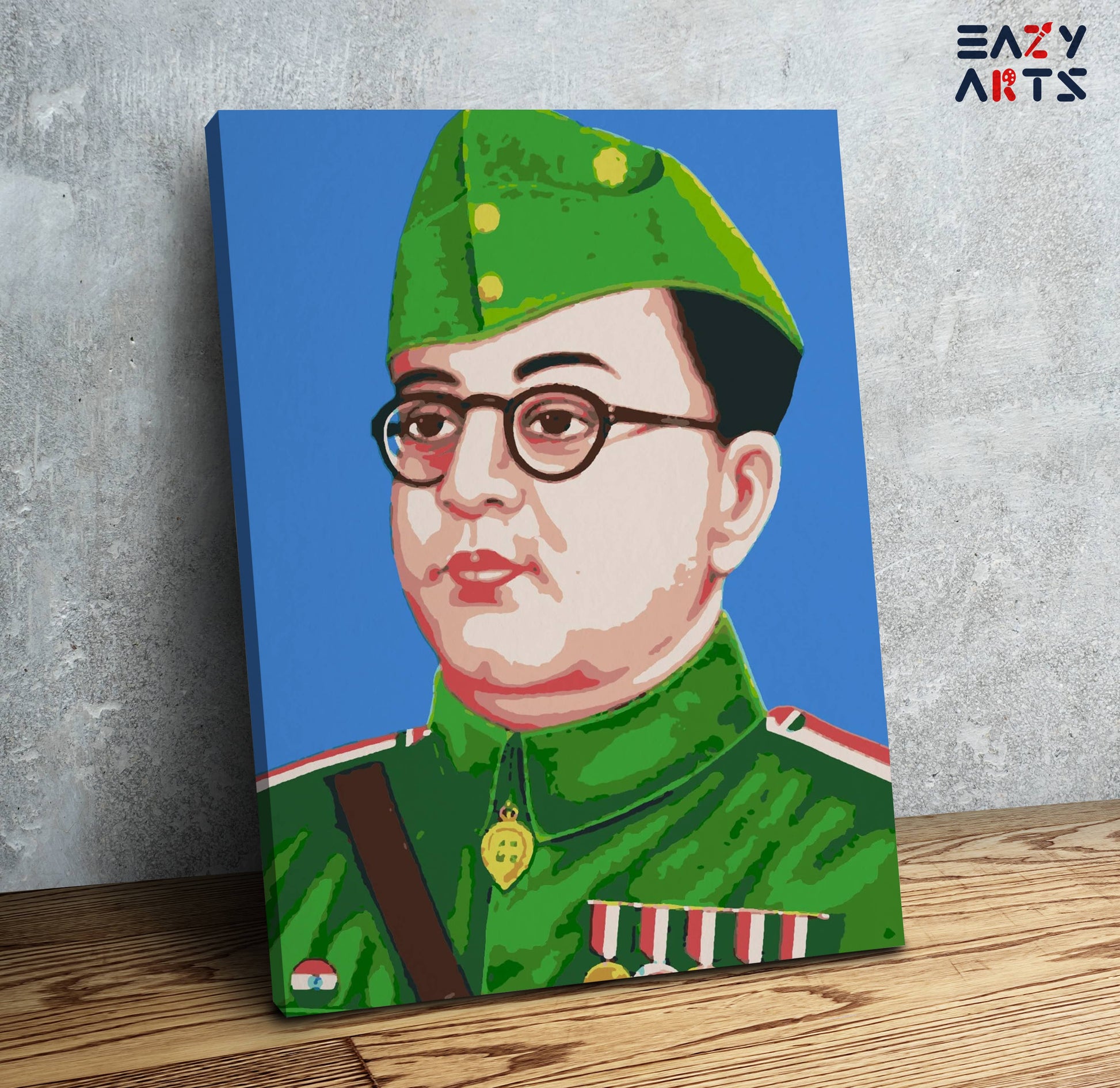 Subhas Chandra Bose PBN kit