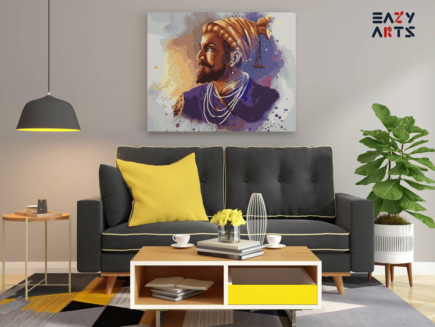 Chhatrapati Shivaji Maharaj paint by numbers kit