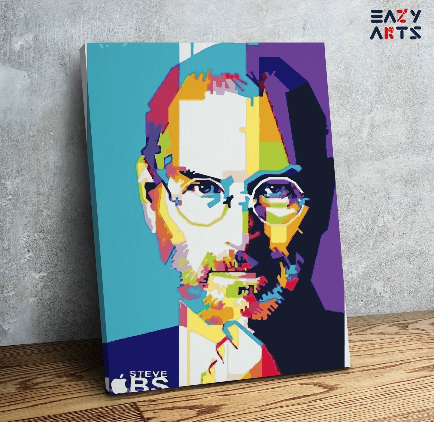 Steve Jobs Abstract PBN kit