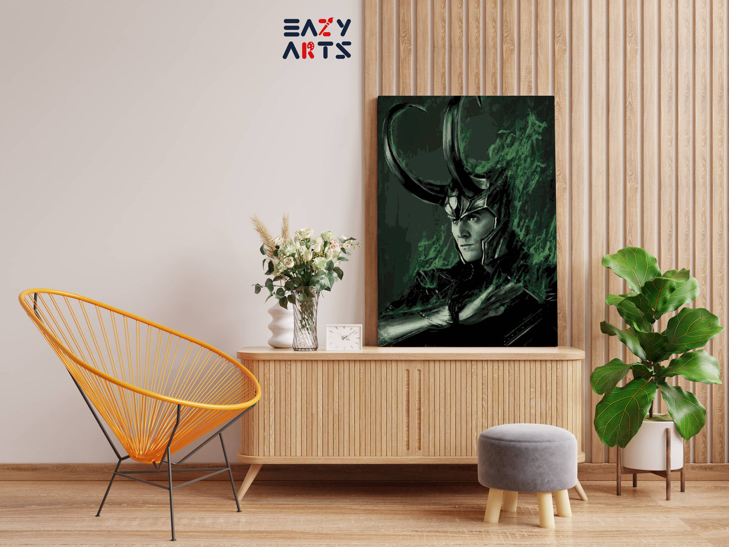Loki paint by numbers kit