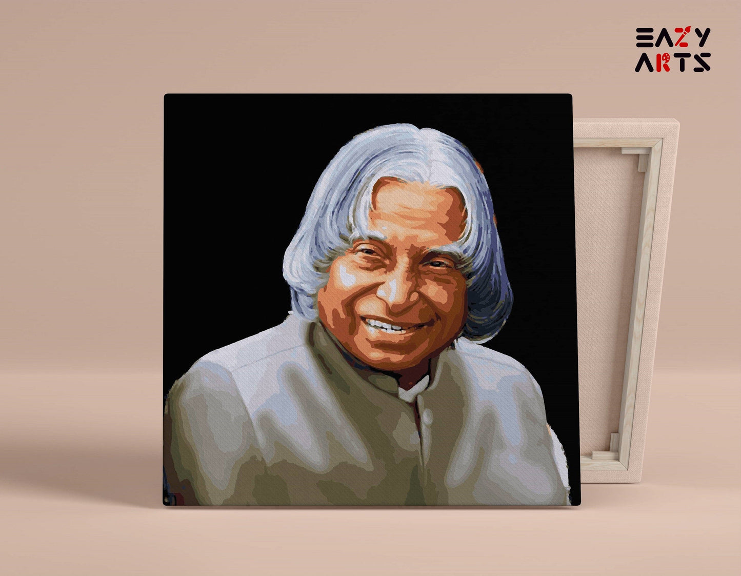 Dr APJ Abdul Kalam Smiling PBN kit