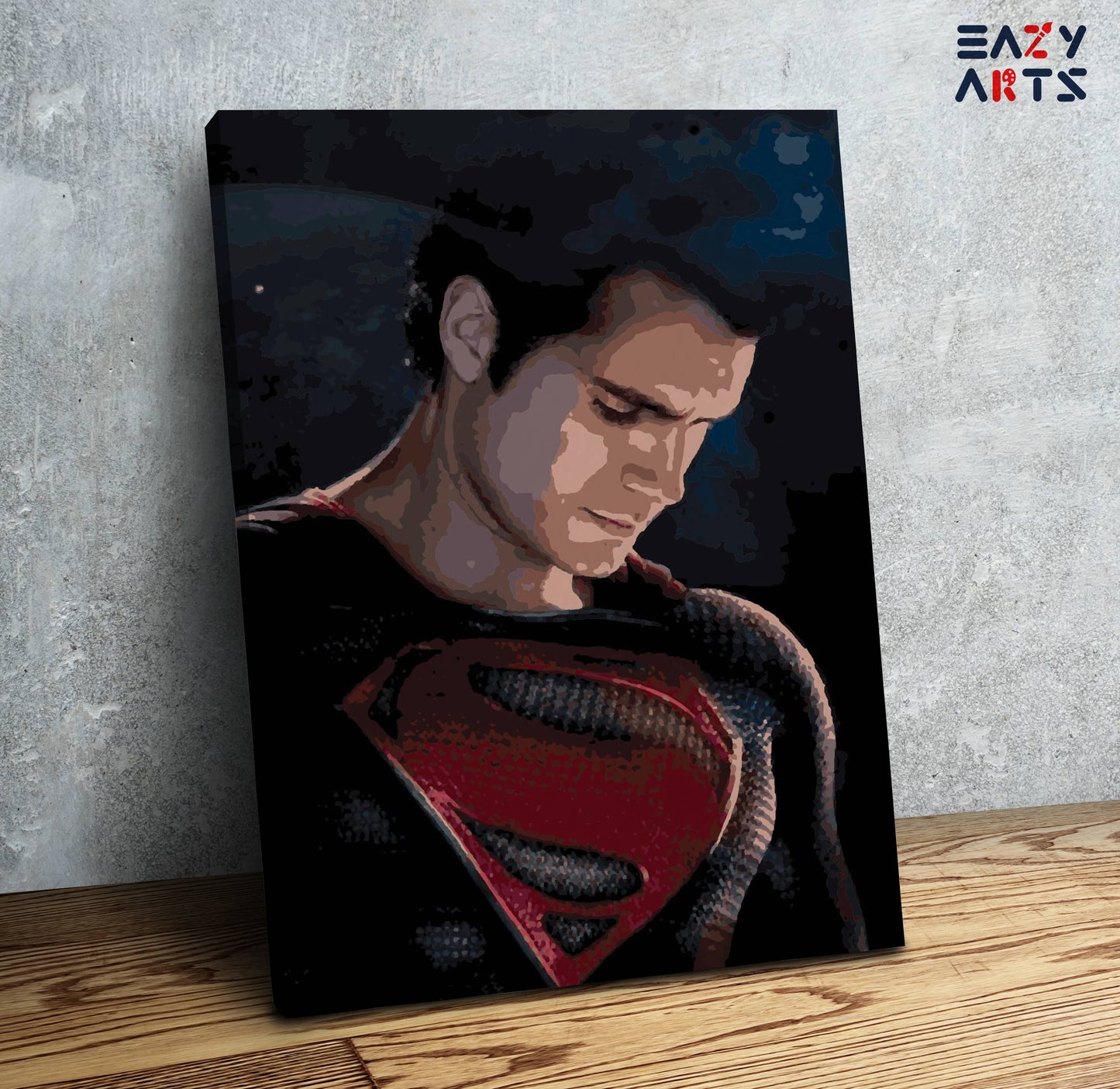 Superman PBN kit