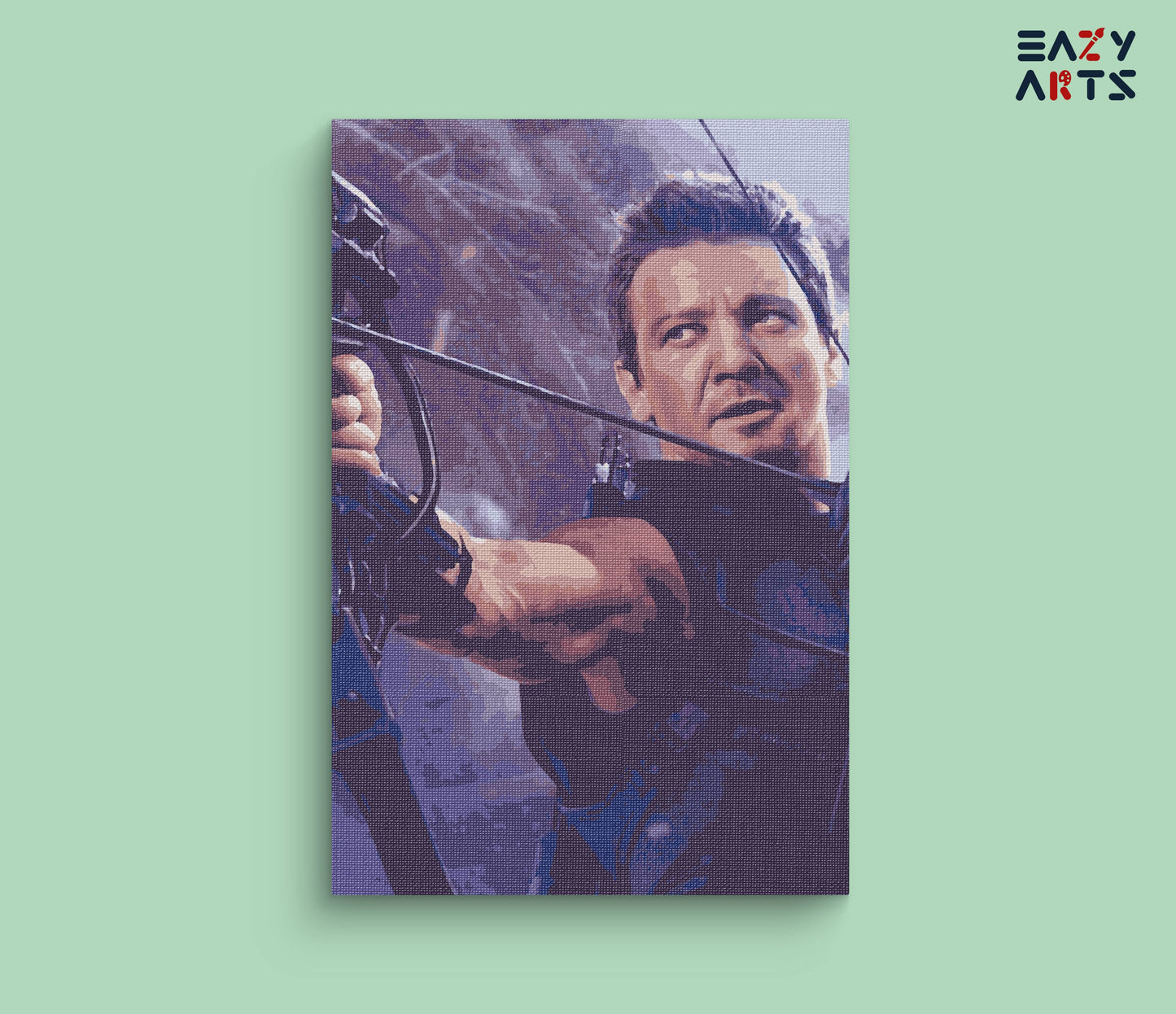 Hawkeye paint by numbers