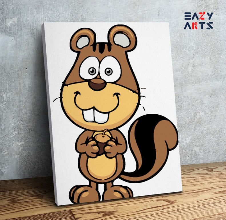 Squarrel PBN kit for kids