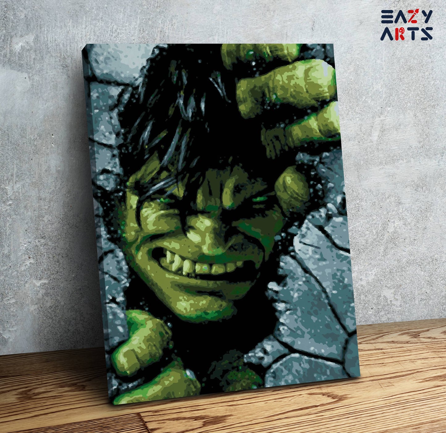 Hulk Tearing Wall PBN kit