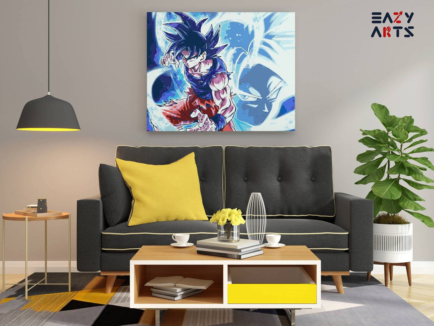 Goku paint by numbers kit