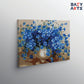 Beautiful Blue Flower Pot by numbers
