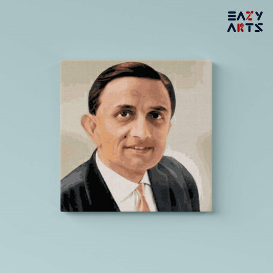 Dr Vikram Sarabhai paint by numbers