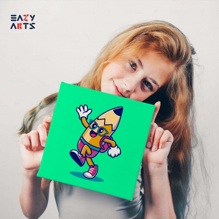 Pencil Cartoon Paint By Numbers kit