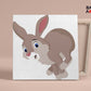 Brown Rabbit Running Paint By Numbers kit
