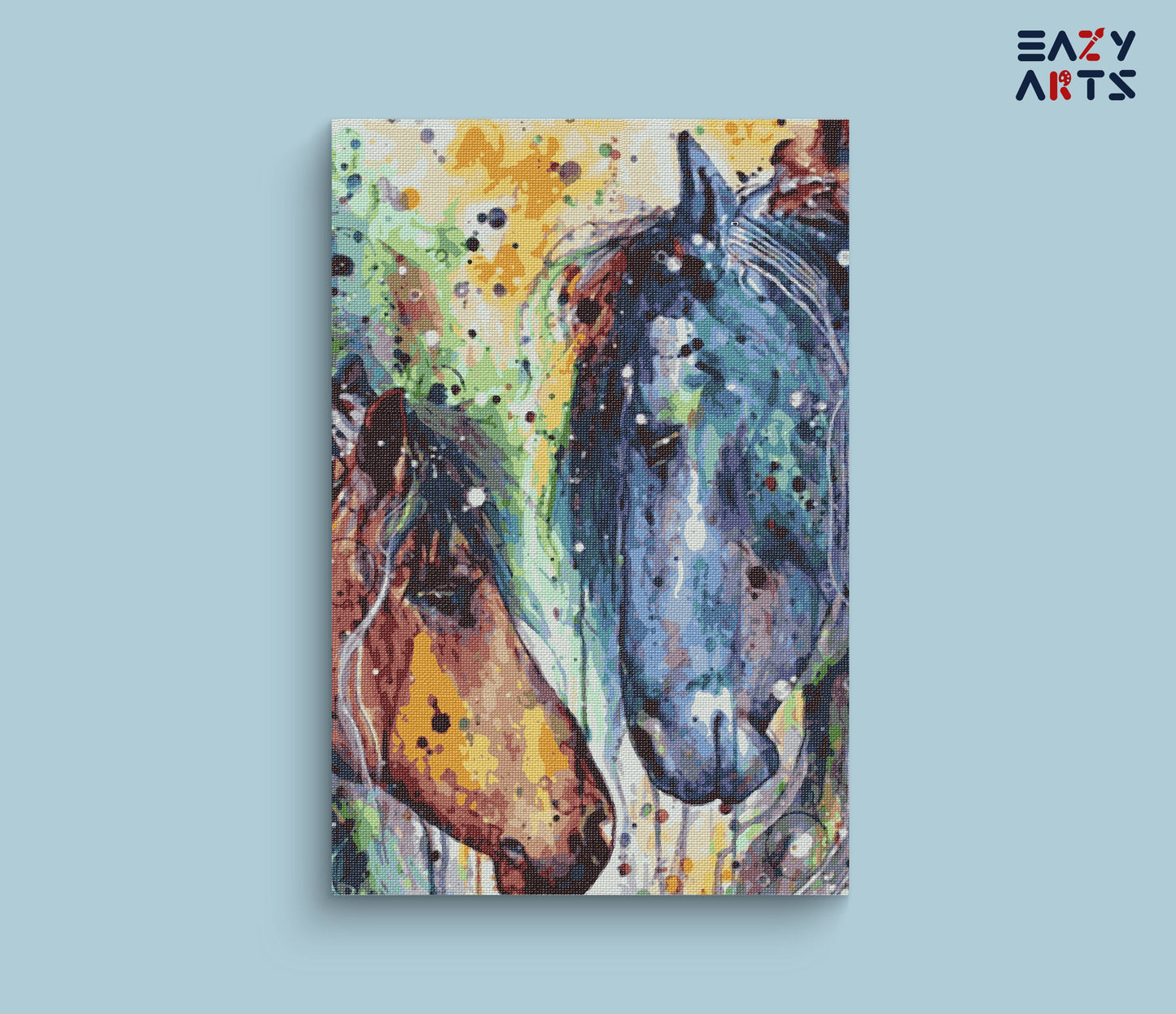 Horse Love paint by numbers