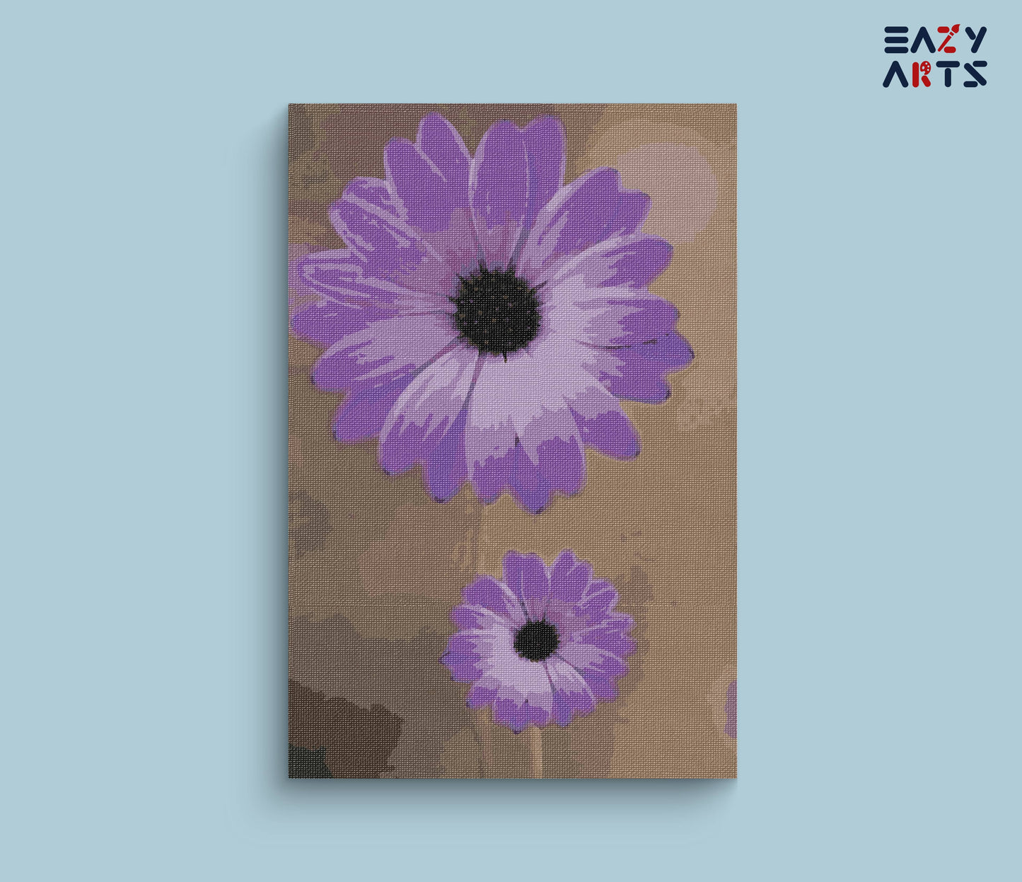 Purple Lavender Flower paint by numbers