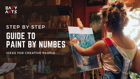 Step by step guide to paint by numbers kit by eazy arts