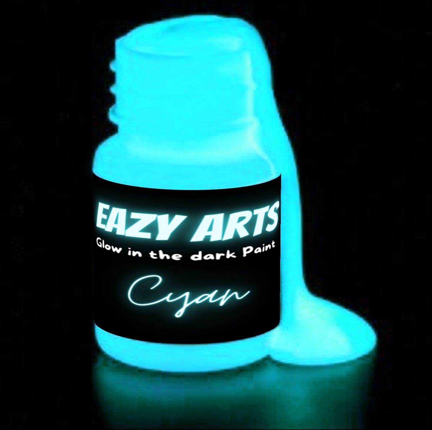 Glow in the Dark Acrylic Paint for DIY Art, Canvas & Crafts image