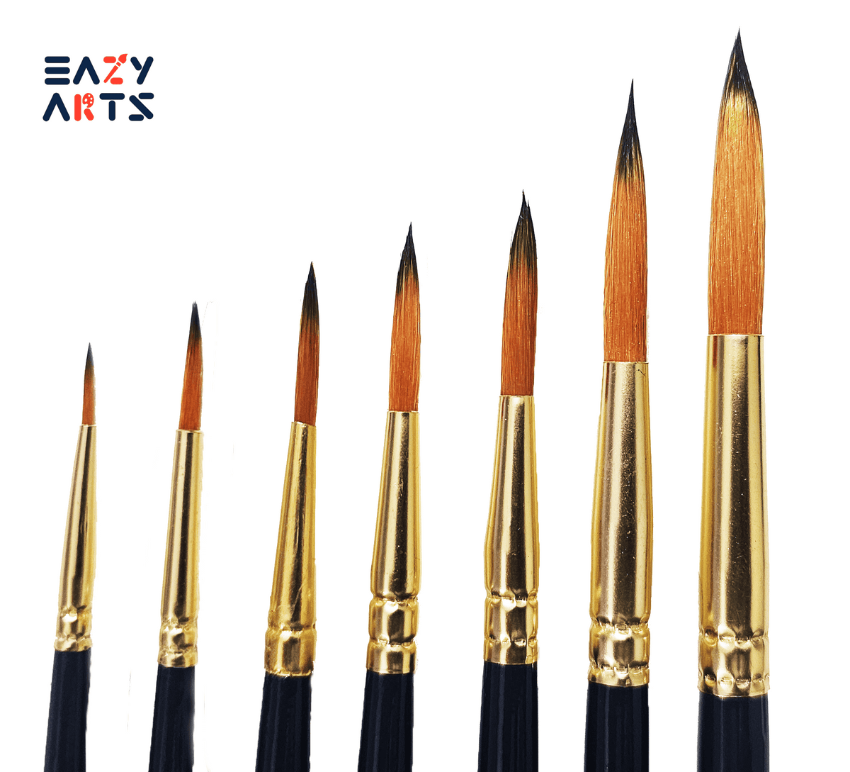 Premium Round Paint Brushes Set image 0