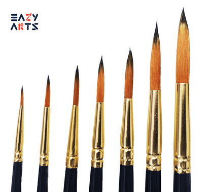 Premium Round Paint Brushes Set image 0