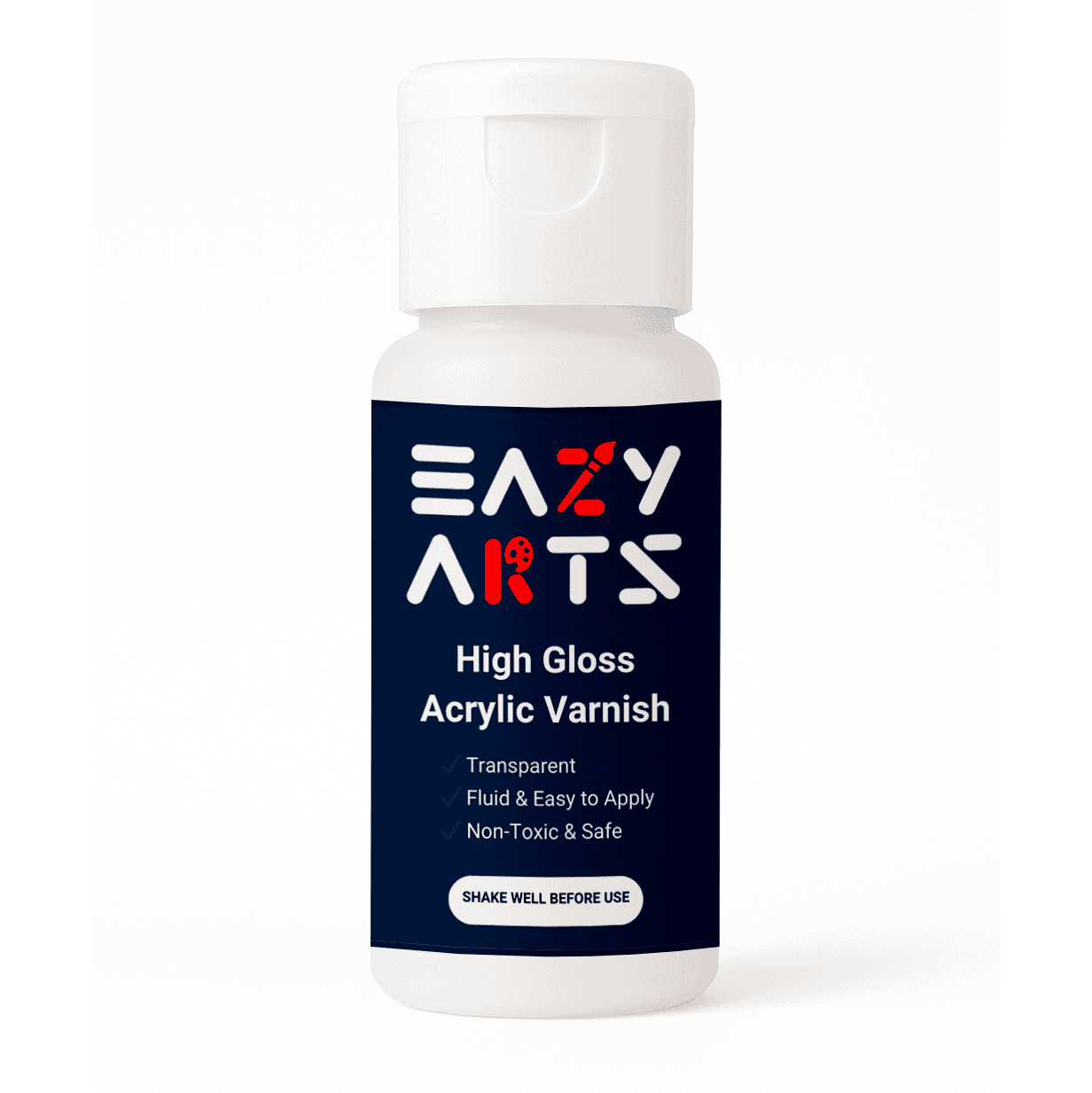 Eazy Arts High Gloss Acrylic Varnish Clear Protective Top Coat