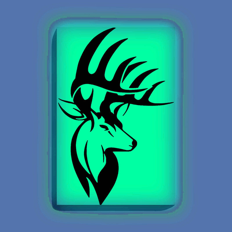 Majestic Deer Canvas DIY Painting – Glow in the Dark Kit for Adults & Kids | Eazy Arts DIY Art Set with Brushes - GID-ANM-002
