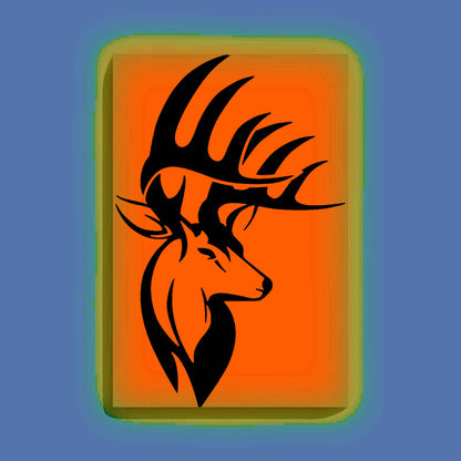 Majestic Deer Canvas DIY Painting – Glow in the Dark Kit for Adults & Kids | Eazy Arts DIY Art Set with Brushes - GID-ANM-002