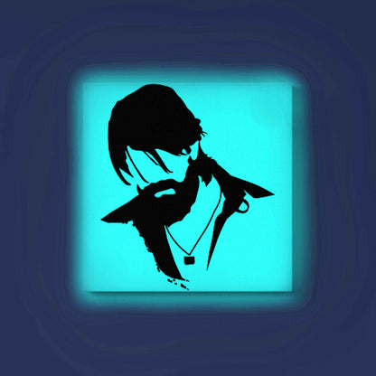 KGF Yash Glow in the Dark Painting Kit – DIY Canvas Art for Rocky Bhai Fans | Eazy Arts Paint Set with Brushes & Glow Colors - 25 X 25 CM / Blue / Without Frames - GID-FAN-021-1