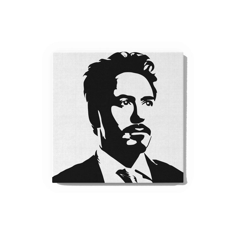 Robert Downey Jr. Glow in the Dark DIY Painting Kit – Iconic Iron Man Style Canvas Art for Marvel Fans | Eazy Arts Paint Set - GID-FAN-023