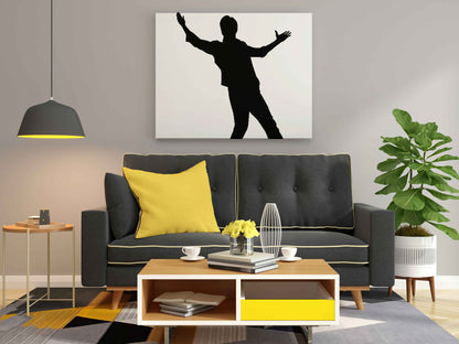 Shah Rukh Khan Signature Pose Glow in the Dark DIY Painting Kit – Iconic Bollywood Fan Art | Paint Set by Eazy Arts - GID-FAN-024