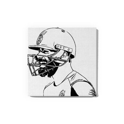 Virat Kohli Glow in the Dark DIY Painting Kit – Cricket Fan Art for Team India Supporters | Paint Set by Eazy Arts - GID-FAN-025