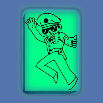 Angry Little Singham Glow in the Dark Painting Kit – DIY Super Cop Cartoon Art for Kids | Eazy Arts - Image 8 - GID-KID-001