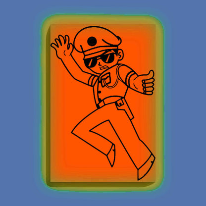 Angry Little Singham Glow in the Dark Painting Kit – DIY Super Cop Cartoon Art for Kids | Eazy Arts - Image 10 - GID-KID-001