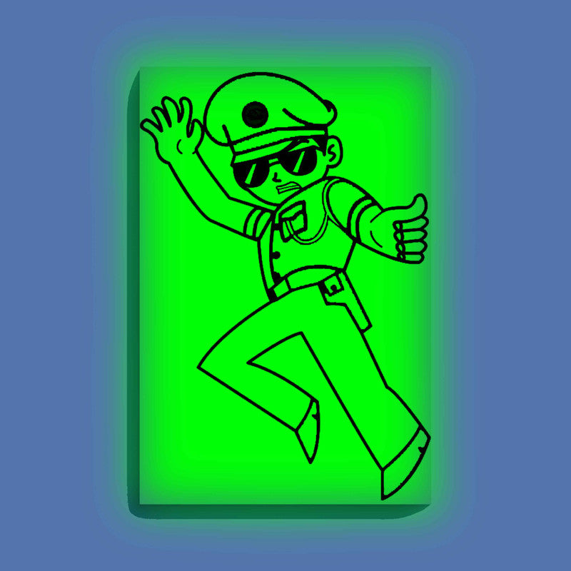 Angry Little Singham Glow in the Dark Painting Kit – DIY Super Cop Cartoon Art for Kids | Eazy Arts - Image 9 - GID-KID-001